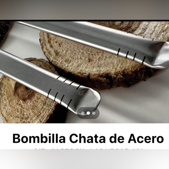 Bombilla Chata de Acero New!! - Picture 2 of 2